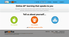 Desktop Screenshot of getafive.com