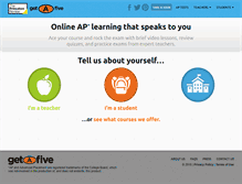 Tablet Screenshot of getafive.com